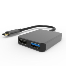 Type-c Male to HDMI  USB3.0 Female Jack Adapter  Converter USB3.0